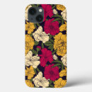 Buscar flores elegantes ipad fundas Negro