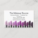 Buscar representante tarjetas de visita Maquillaje