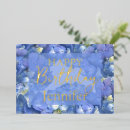 Buscar hydrangea tarjetas Flores azules