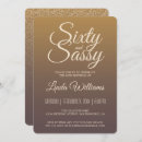 Buscar fiesta glamorosa invitaciones de cumpleaños Purpurina de oro