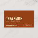 Buscar alfarero tarjetas de visita Arcilla