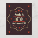 Buscar etiqueta flyers Retro