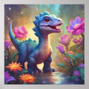 Buscar dinosaurio lindo posters General y unisex