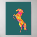 Buscar fuego caballo posters Naranja