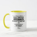 Buscar autobus tazas Conductor de autobús