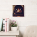 Buscar chimenea relojes de pared Acogedor