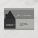 Buscar tejado tarjetas de visita Construcción