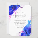 Buscar de espuma invitaciones Azul