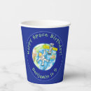 Buscar astronauta papel vasos Para niños