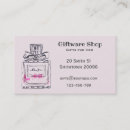 Buscar perfume tarjetas de visita Boutique