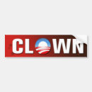 Buscar payaso pegatinas parachoque Obama