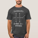 Buscar el alcohol es una solución camisetas Nerd