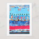 Buscar copos de nieve blancos postales Azul