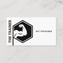 Buscar músculos tarjetas de visita Gimnasio