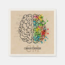 Buscar cerebro servilletas Psicología