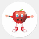 Buscar manzana roja etiquetas Para niños