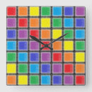 Buscar rectangulares relojes de pared Patrón