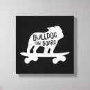 Buscar bulldog lienzos Perro