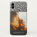 Buscar leopardo blanco y negro iphone fundas Monograma