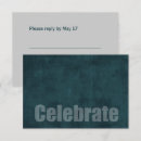 Buscar mitzvah tarjetas rsvp Turquesa