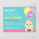 Buscar del perrito invitaciones de cumpleaños Niños