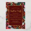 Buscar flores rojas invitaciones Oro