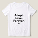 Buscar adopción del mascota camisetas Para ella