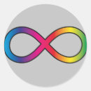 Buscar símbolo del infinito pegatinas Autista