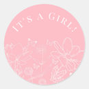 Buscar mariposa rosada pegatinas Chica