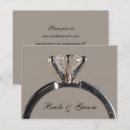 Buscar anillo de diamante invitaciones Comprometido