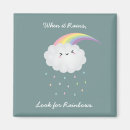 Buscar nube de lluvia imanes Arco iris