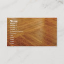 Buscar madera dura tarjetas de visita El solar