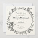 Buscar luto invitaciones Celebración de la vida