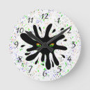 Buscar ojos verdes relojes de pared Gato