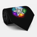 Buscar wiccan corbatas Pentagram