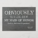 Buscar maid of honor invitaciones Dama de honor