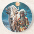 Buscar búfalo americano posavasos Indio