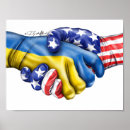 Buscar apretón posters Americano