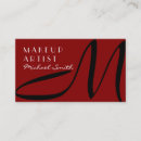 Buscar maquilladora tarjetas de visita Salón