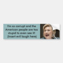 Buscar corrupto pegatinas parachoque Hillary