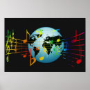 Buscar música del mundo posters Tierra