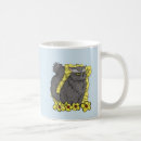 Buscar gato gris tazas Flores