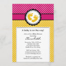 Buscar lunares amarillos invitaciones Rosa