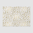 Buscar estampado leopardo papel de seda Oro
