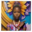 Buscar africana azulejos Mujer