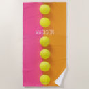 Buscar pelota tenis de toallas de playa Colorido