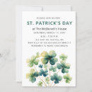 Buscar st patricks day invitaciones Trebol