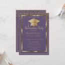 Buscar violeta invitaciones Elegante