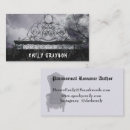 Buscar góticos tarjetas de visita Gótica