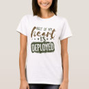 Buscar mitad de mi corazón camisetas Militar